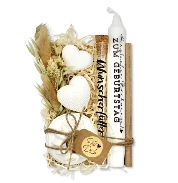 Geschenkset zum Geburtstag “Wunschbote”