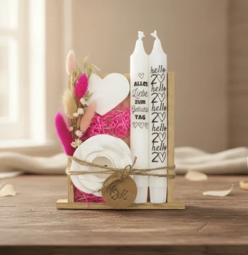 Geschenkset zum Geburtstag / Jubiläum in Holzbox