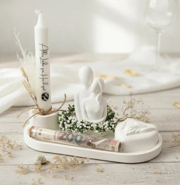 Hochzeitsgeschenk-Set “Die Liebenden”