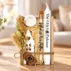 Geschenk-Set „Zum Einzug“ in Holzbox (1 Kerze)