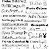Kerzentattoos mit Sprüchen – Ostern – DIN A4