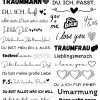 Kerzentattoos mit Sprüchen – Liebe & Partnerschaft – DIN A4