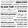 Kerzentattoos mit Sprüchen – Freundschaft – DIN A4