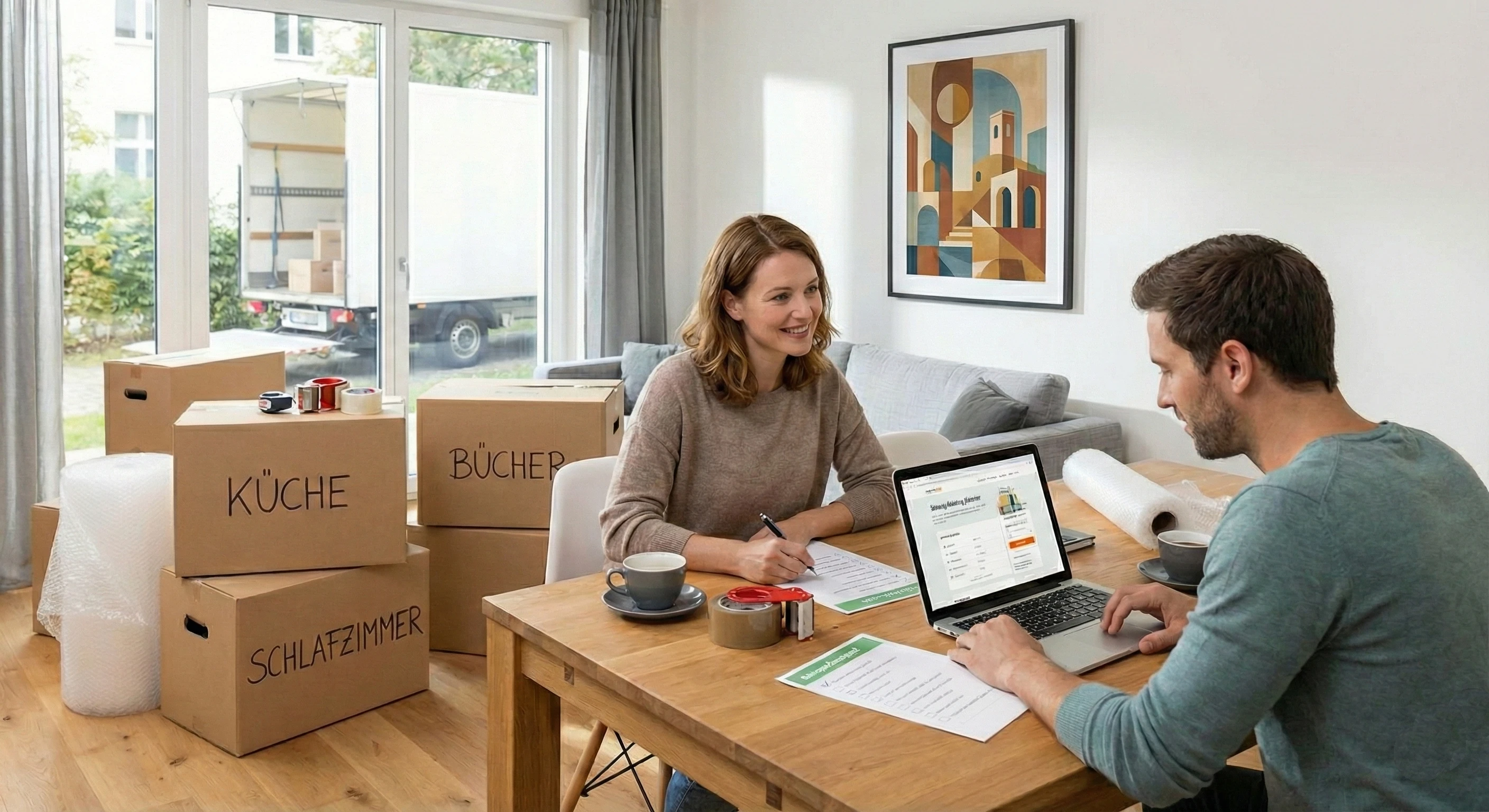 Planung & Organisation des Umzugs