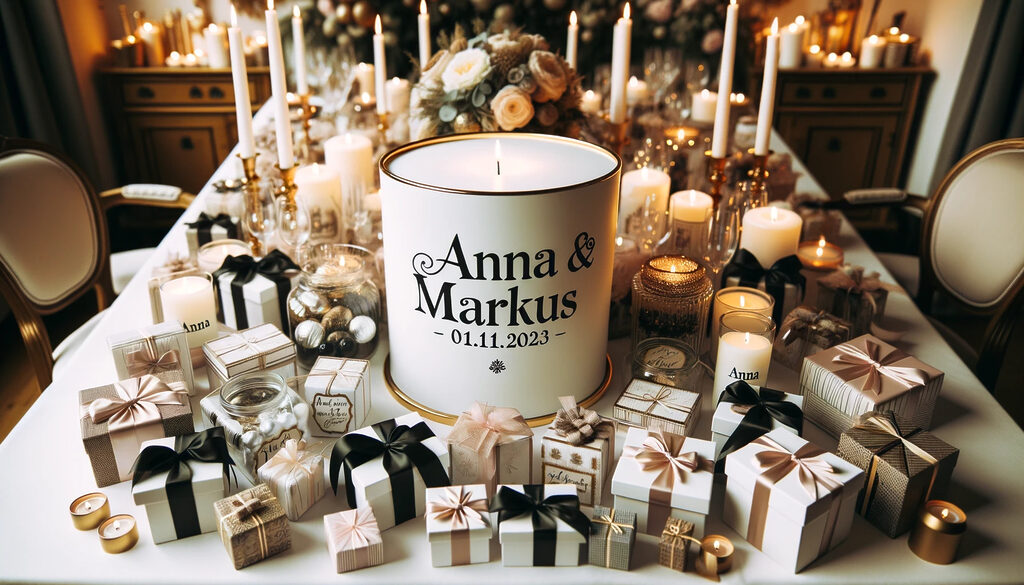 tisch mit hochzeitsgeschenken kreative freude 1