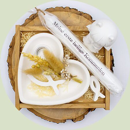 Kommunion oder Konfirmation Geschenk-Set "Engel"