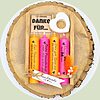 Mitbringsel "Danke für..." (pink/orange)