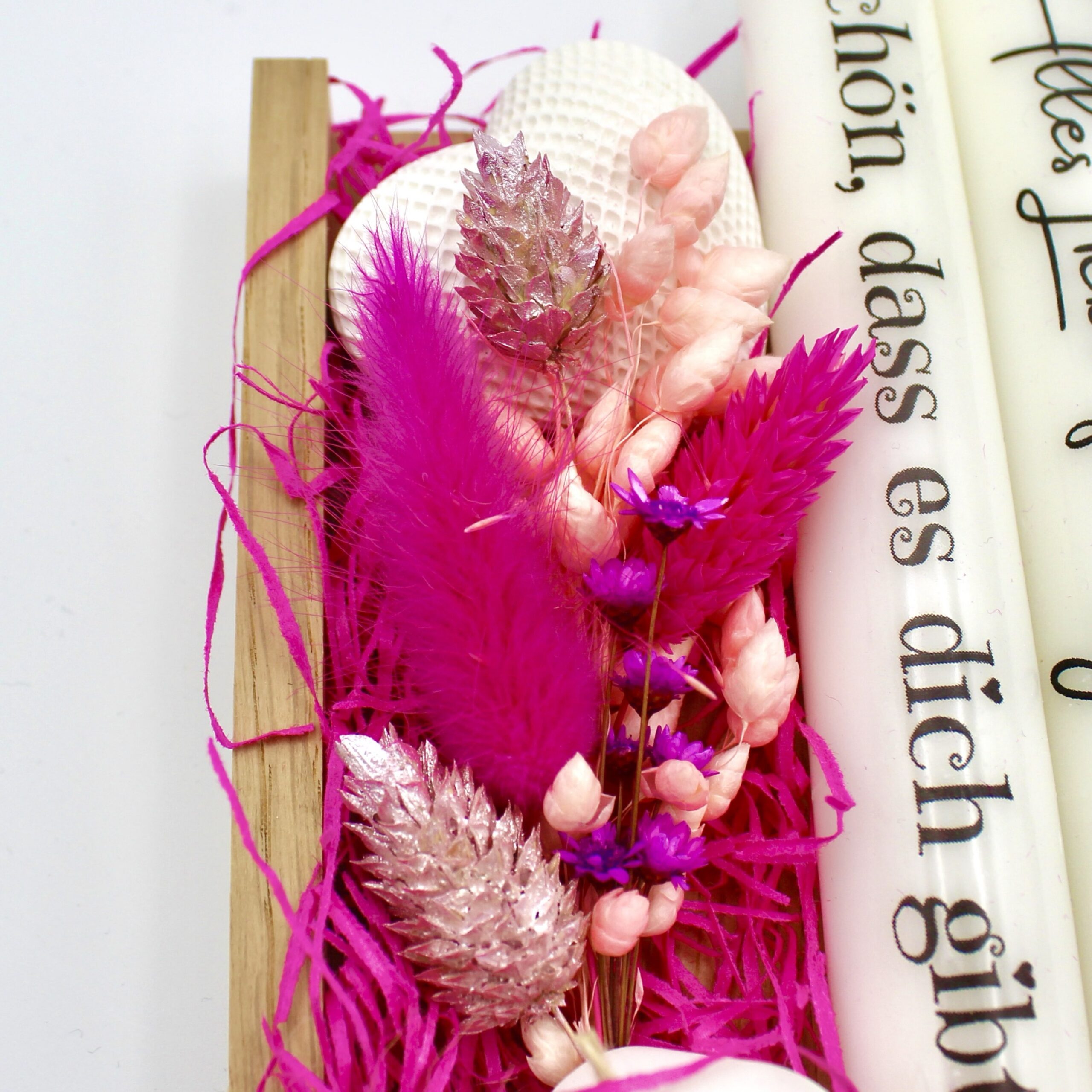 Geschenkset zum Geburtstag mit 2 Kerzen – Bild 8