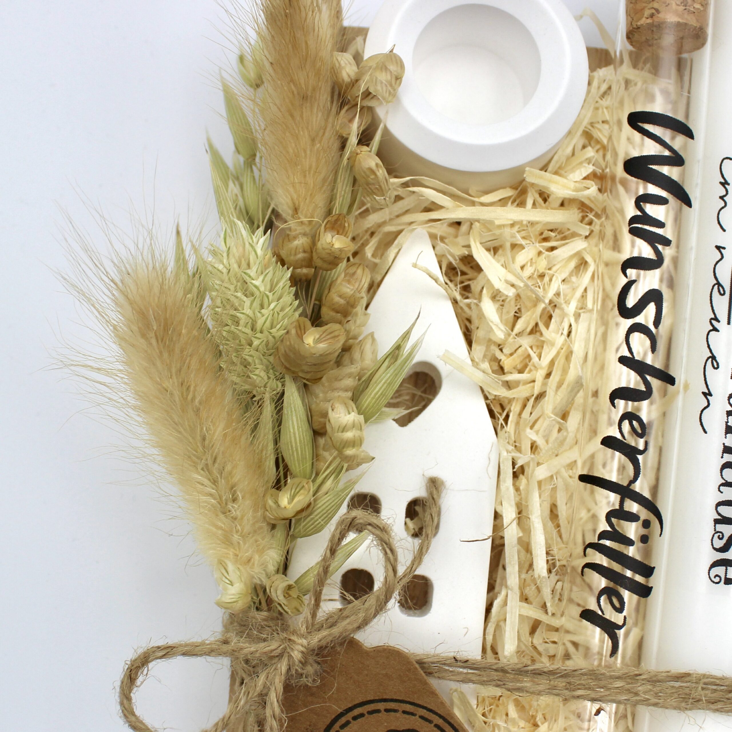 Geschenk-Set "Zum Einzug" in Holzbox (1 Kerze) – Bild 7