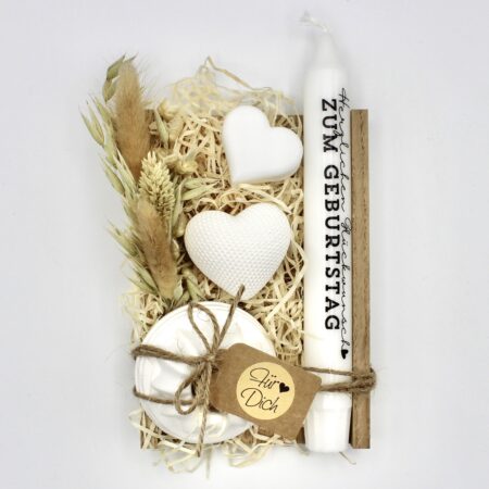 Geschenkset zum Geburtstag "Glückwunschbote"